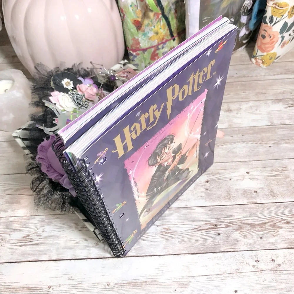 Vintage Harry Potter & Hogwarts Spiral Bound Student Planners 2000 2002 Journals